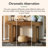 Rowan - 55" Console Table Farmhouse Solid Wood Entryway