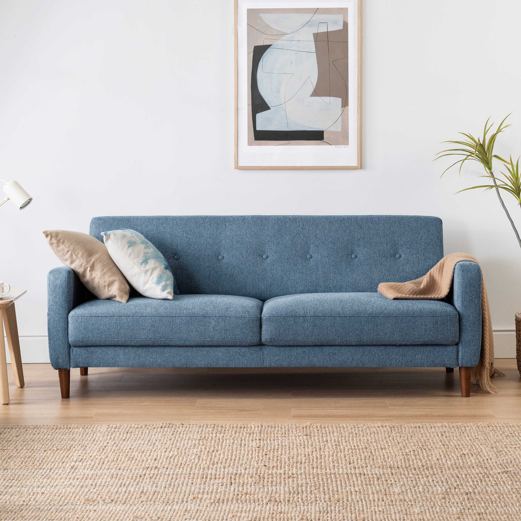 Adair - 73" Mid-Century Modern Upholstered Sofa for Small Spaces