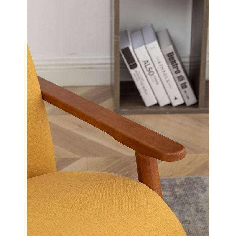 Andablo - Upholstered Armchair Contemporary Wood Accent Chair