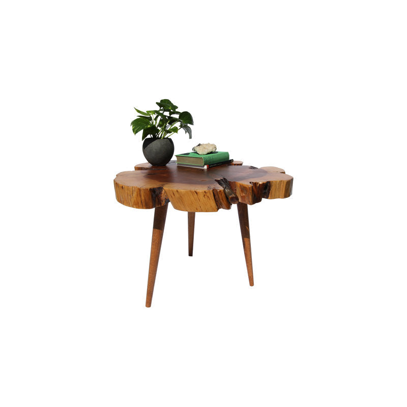 Andranik - Live Edge Solid Juniper Wood Coffee Table for Living Room