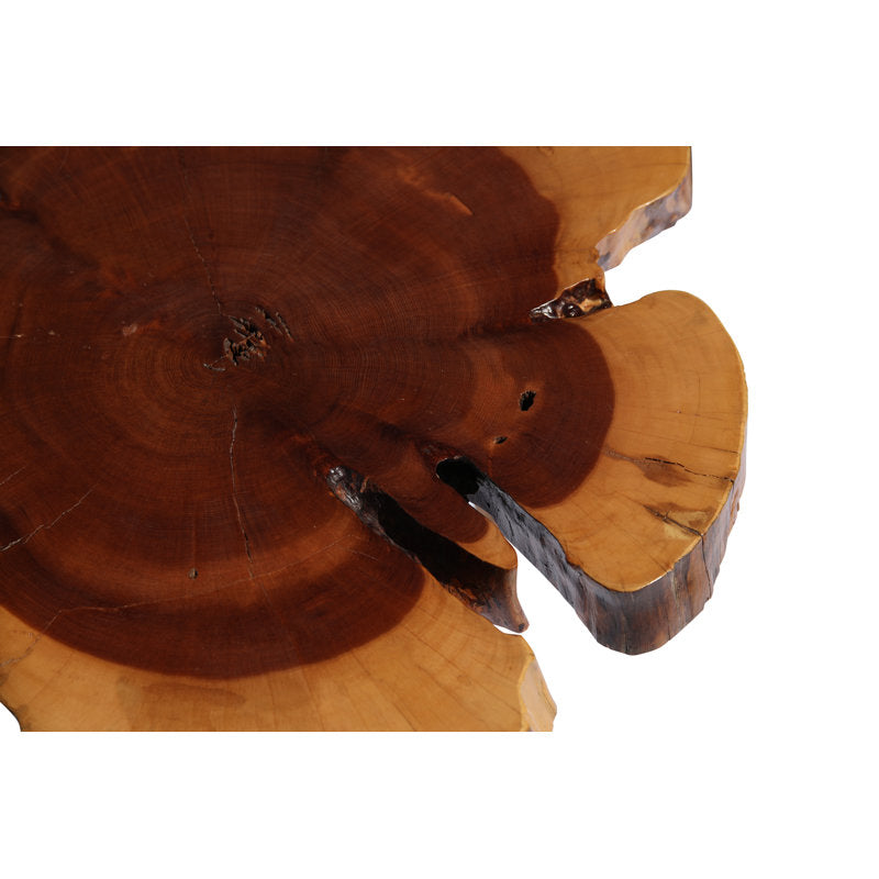 Andranik - Live Edge Solid Juniper Wood Coffee Table for Living Room