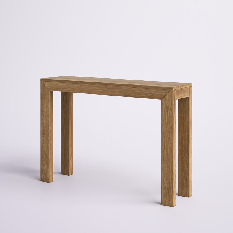 Bahez - Solid Pine Wood Console Table Modern Entryway Sofa Table