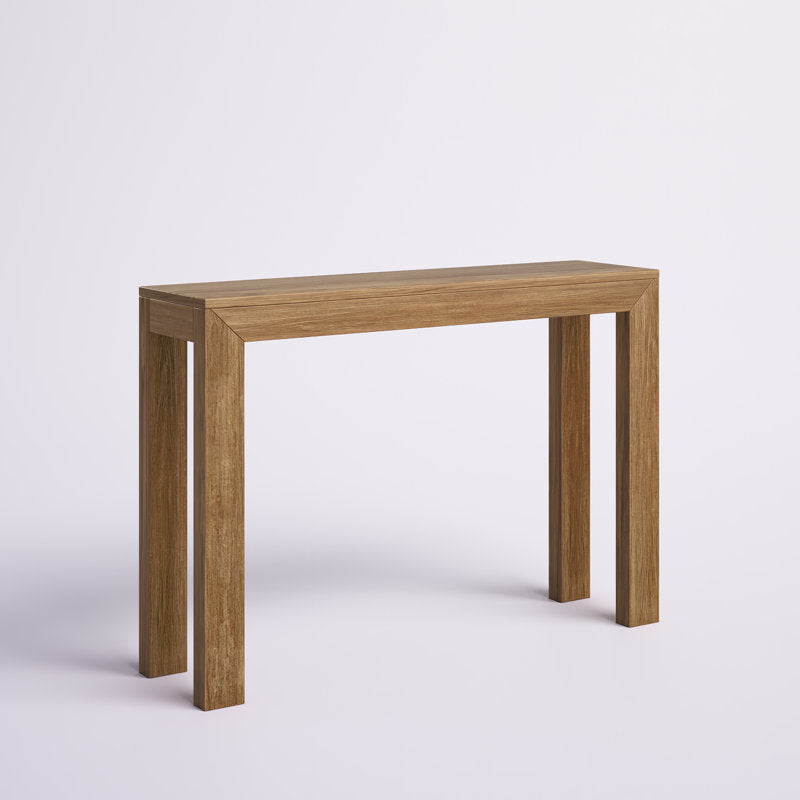 Bahez - Solid Pine Wood Console Table Modern Entryway Sofa Table