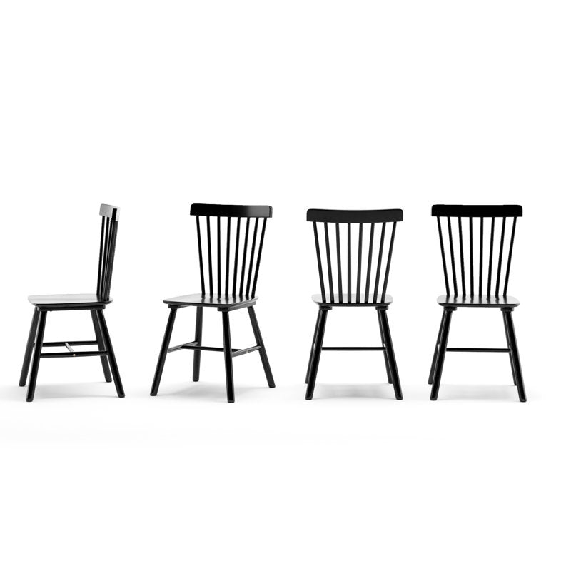 Chesley - Solid Wood Dining Chair Set of 4 Farmhouse Kitchen Seating