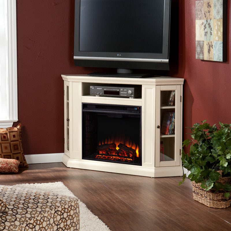 Claremont - Convertible Media Electric Fireplace Corner TV Stand
