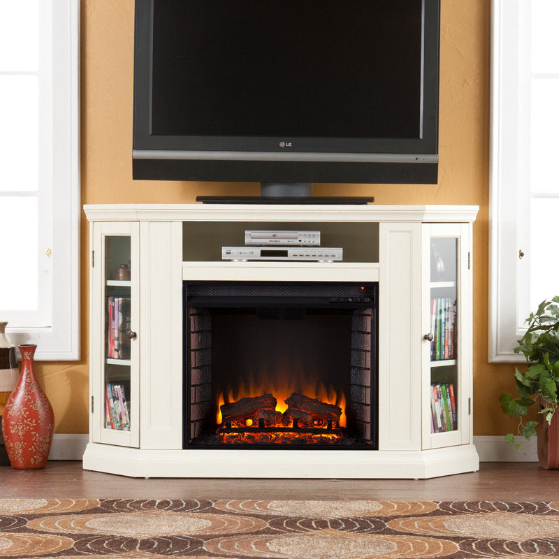 Claremont - Convertible Media Electric Fireplace Corner TV Stand