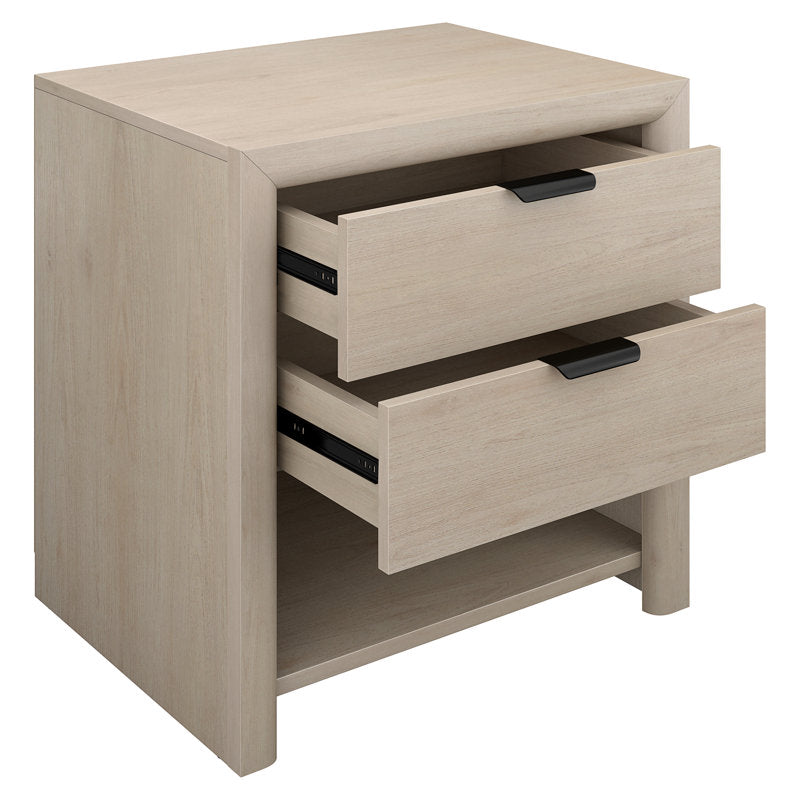 Clarice - 24" Wood Grain Nightstand Modern Bedroom Side Table
