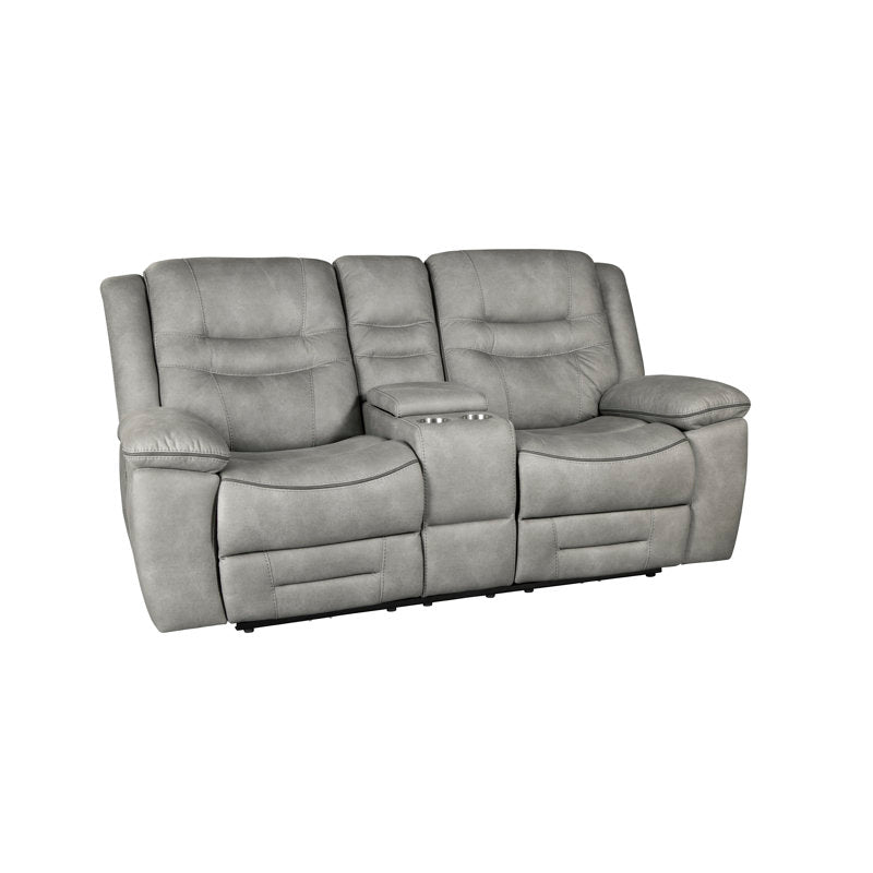 Clayton - Power Reclining Sofa Set Leather Look Modern Living Room