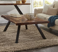 Crissman - Live Edge Solid Wood Coffee Table for Living Room
