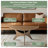 Fresca - Triangular Wood Coffee Table Mid-Century Modern Organic