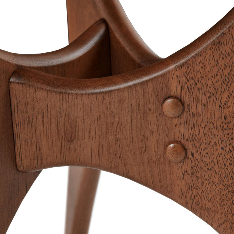 Fresca - Triangular Wood Coffee Table Mid-Century Modern Organic