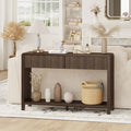 Guinna - 2-Drawer Wood Console Table Modern Entryway Sofa Table