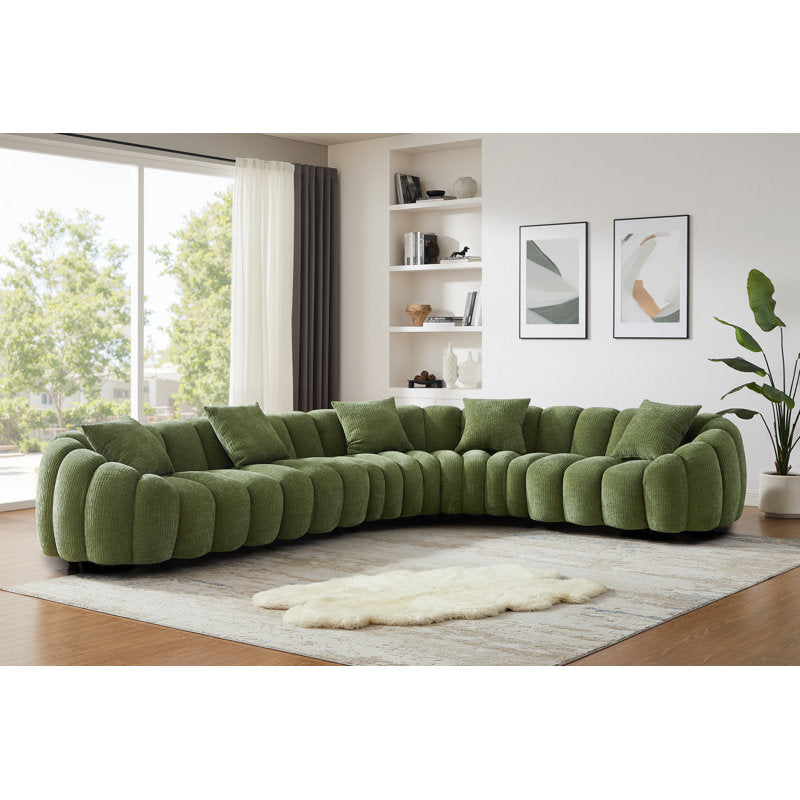 Winnie - Modern Chenille L-Shape Sectional Sofa for Living Room