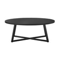Marvis Savner - Modern Wood Oval Coffee Table for Living Room