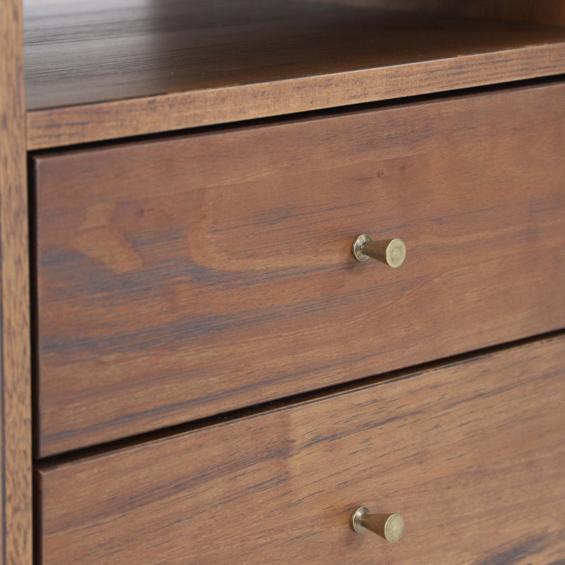 Lumina - Mid-Century Modern Walnut Nightstand for Bedroom Storage