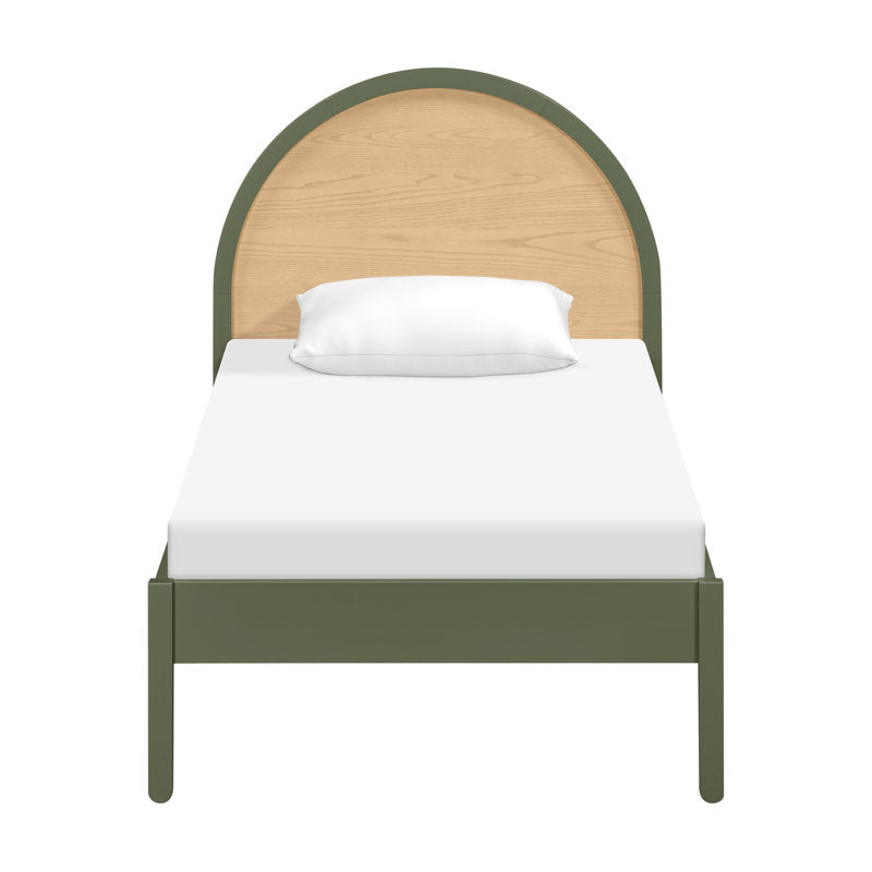 Moab Twin Bed - Modern Sculptural Wood Kids Bed Frame