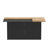 Aura Modern Kitchen Island - MDF Storage Counter for Dining & Prep