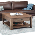 Monroe - Rustic Solid Acacia Wood Coffee Table for Living Room