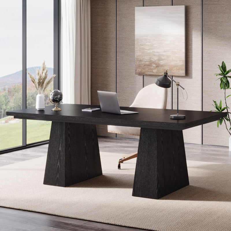 Arlo Executive Office Desk - 63" Modern Wood Workstation