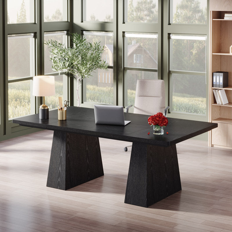 Arlo Executive Office Desk - 63" Modern Wood Workstation