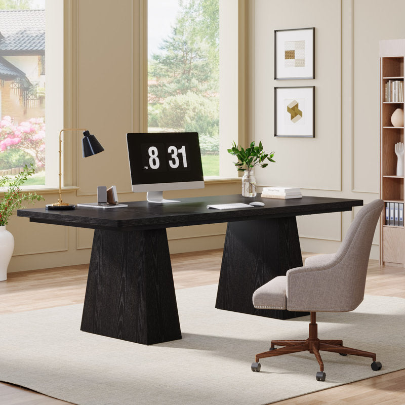 Arlo Executive Office Desk - 63" Modern Wood Workstation