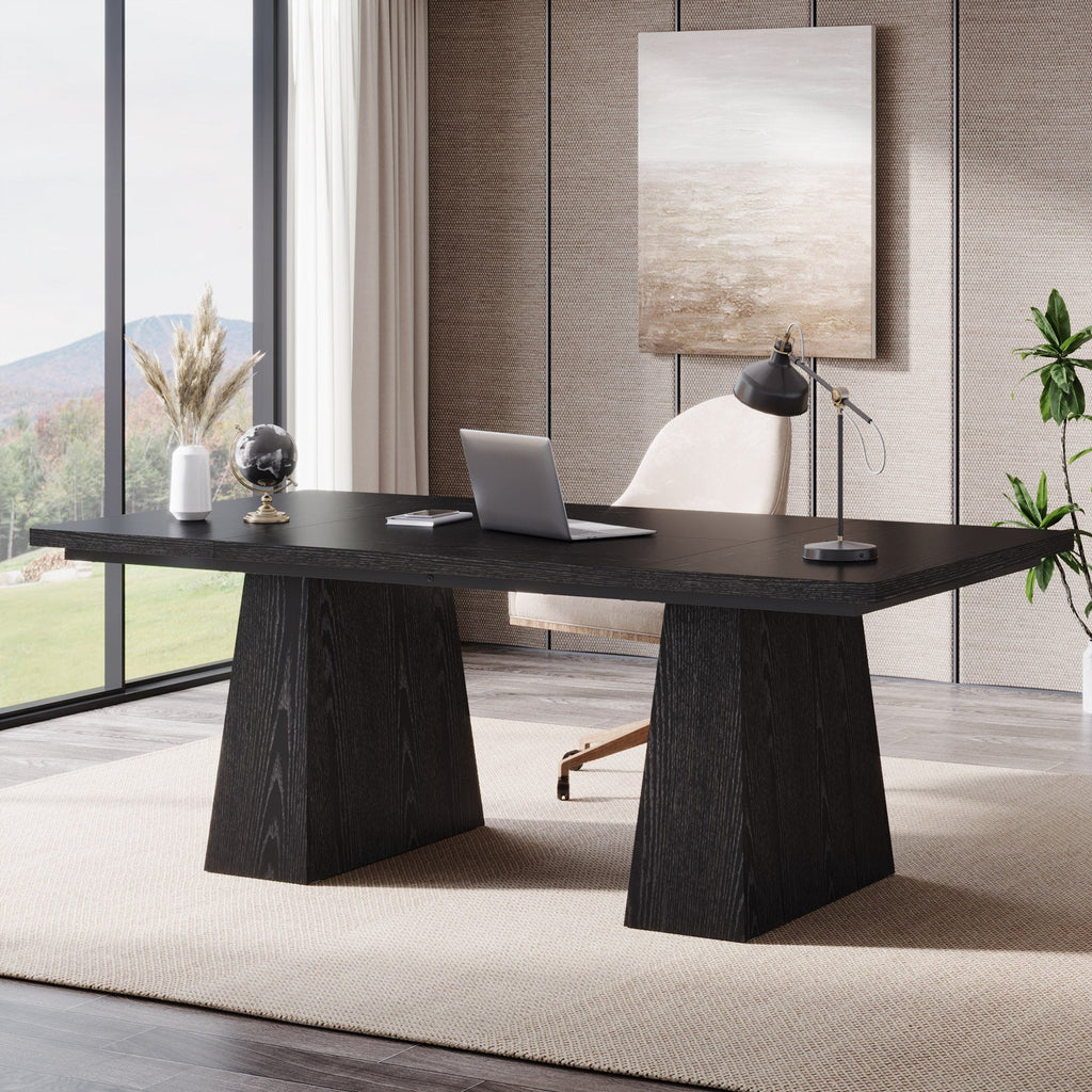 Arlo Executive Office Desk - 63" Modern Wood Workstation