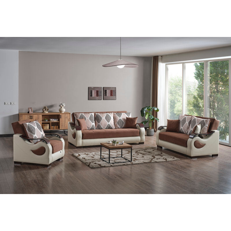 Starke - Convertible Living Room Set with Storage Sleeper Sofa