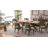Elara Modern Upholstered Dining Chairs - Set of 4 Fabric Side Chairs